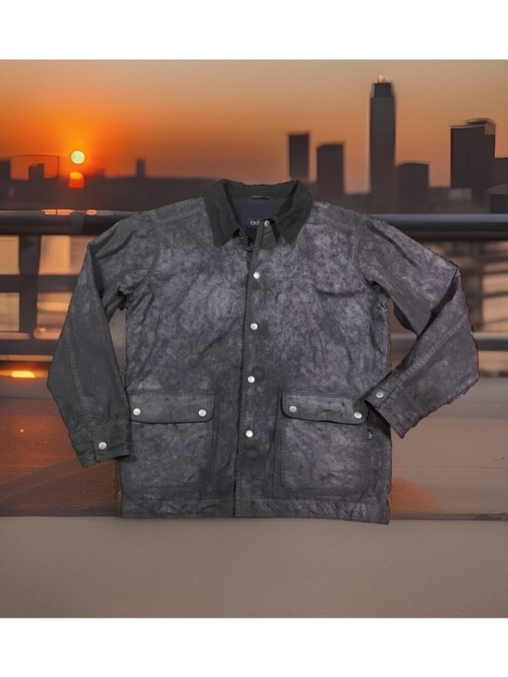 Only N.Y. USA Vintage Cotton Printed Jacket New York Medium